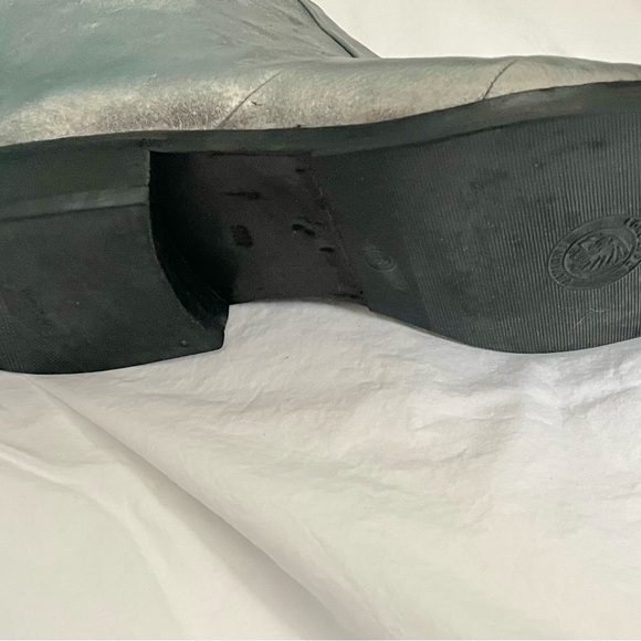 Metallic Silver Kenneth Cole Ankle Boots - Picture 7 of 10